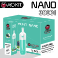 Nano vaporizador aokit nano 3000puffs